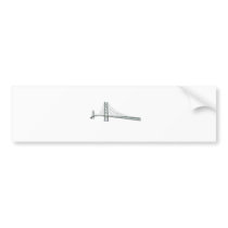 3D Model: Akashi Kaikyo Suspension Bridge bumper stickers