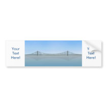 3D Model: Akashi Kaikyo Suspension Bridge bumper stickers by spiritswitchboard 3D Model: Akashi Kaikyo Suspension Bridge bumper stickers