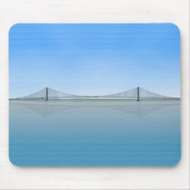 3D Model: Akashi Kaikyo Suspension Bridge mousepads