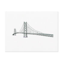 3D Model: Akashi Kaikyo Suspension Bridge postcards