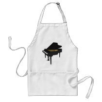 3D Model: Black Grand Piano: Aprons