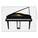 3D Model: Black Grand Piano: cards by spiritswitchboard 3D Model: Black Grand Piano: cards