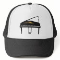 3D Model: Black Grand Piano: hats by spiritswitchboard 3D Model: Black Grand Piano: hats