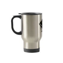 3D Model: Black Grand Piano: Travel Mug