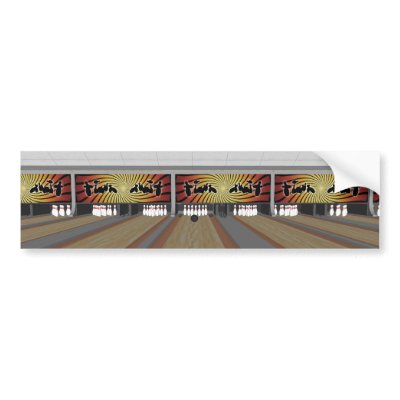 3D Model: Bowling Alley: Bumper Stickers by spiritswitchboard