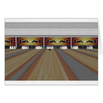 3D Model: Bowling Alley: cards
