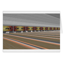 3D Model: Bowling Alley: cards