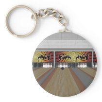 3D Model: Bowling Alley: Keychain
