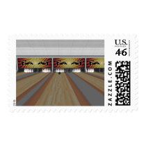 3D Model: Bowling Alley: postage