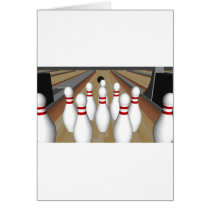 3D Model: Bowling Pins on Lane: cards by spiritswitchboard 3D Model: Bowling Pins on Lane: cards