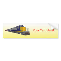 3D Model: Freight Train: Railroad: Bumper Sticker bumper stickers