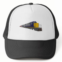 3D Model: Freight Train: Railroad: Trucker Hat
