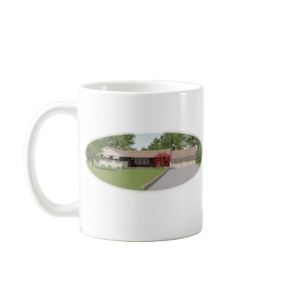3D Model: Ranch Style House: Coffee Mugs by spiritswitchboard
