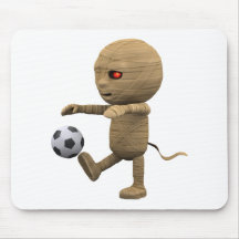 3d Mummy Football Mousepad