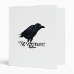 3D Nevermore Raven 3 Ring Binders