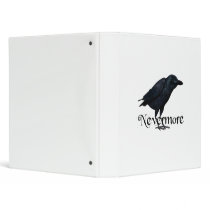 3D Nevermore Raven 3 Ring Binders