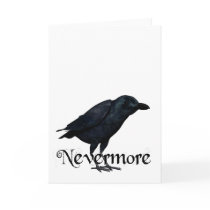3D Nevermore Raven Card