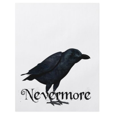 3D Nevermore Raven Flyer by EAPoetry