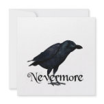 3D Nevermore Raven Personalized Invites