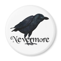 3D Nevermore Raven Fridge Magnet