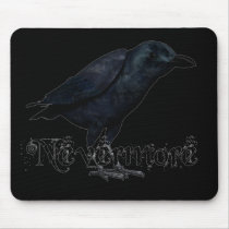 3D Nevermore Raven Mouse Pads