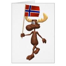 3D Norway Greeting Cards