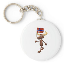 3D Norway Key Chain