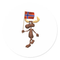 3D Norway stickers