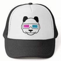 3D Panda Mesh Hat