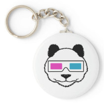 3D Panda Keychain