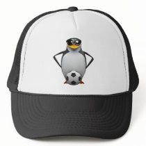 3d Penguin Footballer Hats