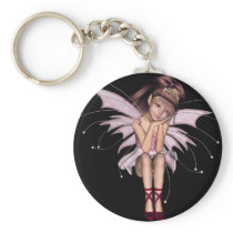 3D Pink Pixie 3 Keychain