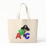 3d-Pirate-abc Tote Bag