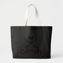 3D Pirate Captain Canvas Bag
