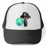 3d Pirate Globe Hats