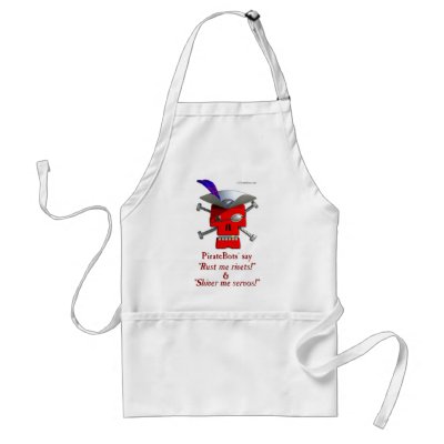3D Pirate Robot Apron by holistix