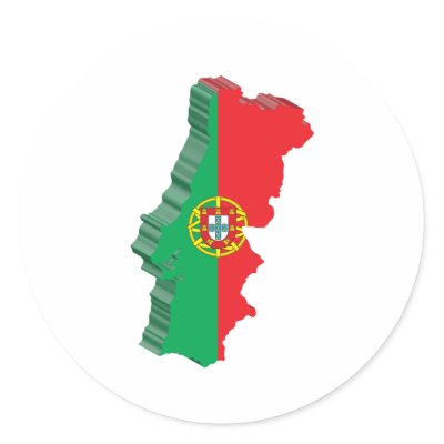 3D Portugal Map Sticker by teyes143