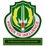 3d Psychological Operations Battalion DUI Acrylic Cut Outs