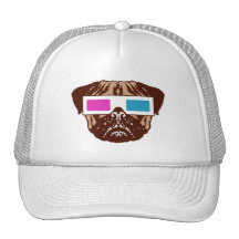 3D Pug Hats