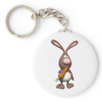 3D Rabbit Keychain