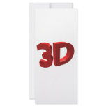 3D rack cards
