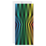 3D Rainbow Customized Rack Card