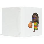 3d rasta basketball player binders