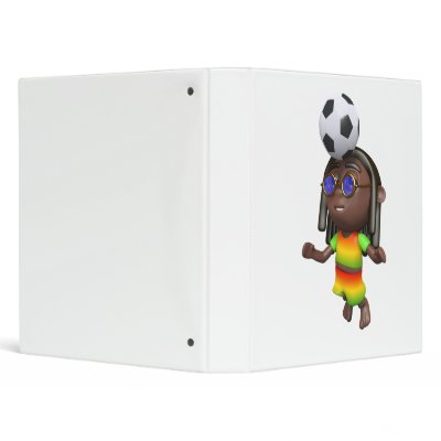 3d Rasta Header Football (Any Color U Like!) Binder by hightees