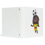 3d Rasta Header Football (Any Color U Like!) Binder