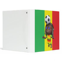 3d Rasta Header Football Vinyl Binder