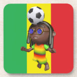 3d Rasta Header Football Coasters