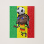 3d Rasta Header Football Jigsaw Puzzle