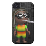 3d Rasta Smokes iPhone 4 Cover