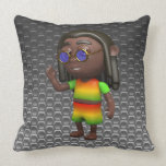 3d Rasta Waves Pillows